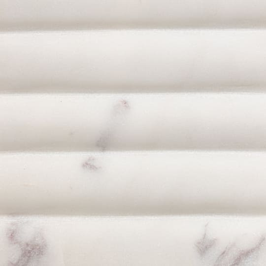 Hello Honey® 5" Contemporary Carved Marble Bathroom Soap Dish
